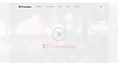 Desktop Screenshot of hotmedia.com.br